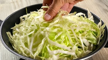 I cook cabbage like this every weekend! Easy and delicious cabbage recipe!