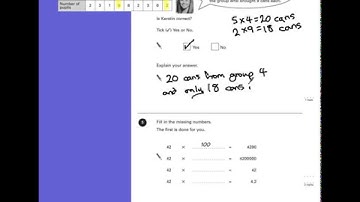 PGSMaths: KS3 4-6 P1 (Year 7) Q04c - Frequency Table