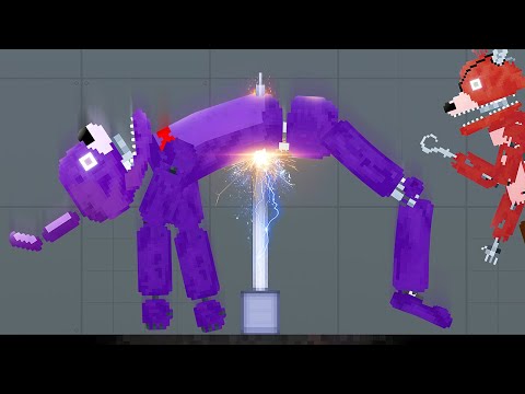 Ejecting FNAF Animatronics from a Plane - People Playground Mods
