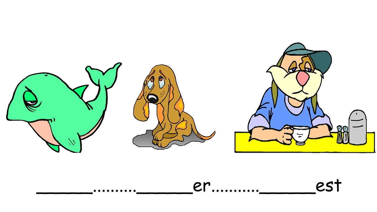 mopier,lower,mopiest,lowest ASL