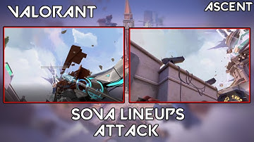 Sova Lineups For Attack On Ascent - Valorant #Shorts Guide