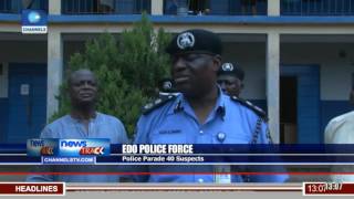 Edo Police parade 40 Suspects For Various Crimes
