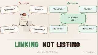 Stop Listing. Start Linking