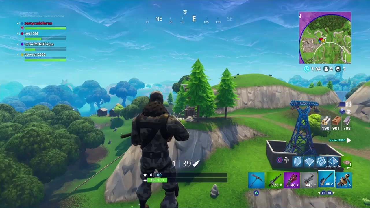 Crazy final kill in Fortnite! (Rocket Ride)