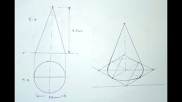 Isometric view of a cone || All In One ||