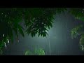 Heavy Rain and Thunder Sounds for Sleeping - Black Screen | Heavy Rainstorm for Deep Sleep | No Ads