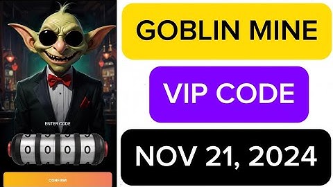 Goblin Mine VIP CODE | November 21, 2024