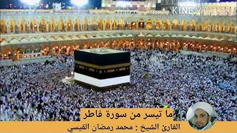 ماتيسر من سورة فاطر / بصوت القارئ الشيخ محمد رمضان القيسي