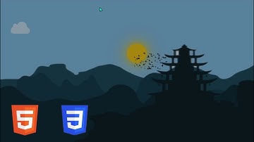 Sun Rising Animation Using  Only HTML And CSS