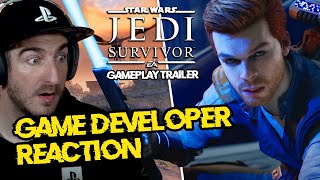 Star Wars Jedi Survivor Final Gameplay Trailer Reaction from Game Dev Animator