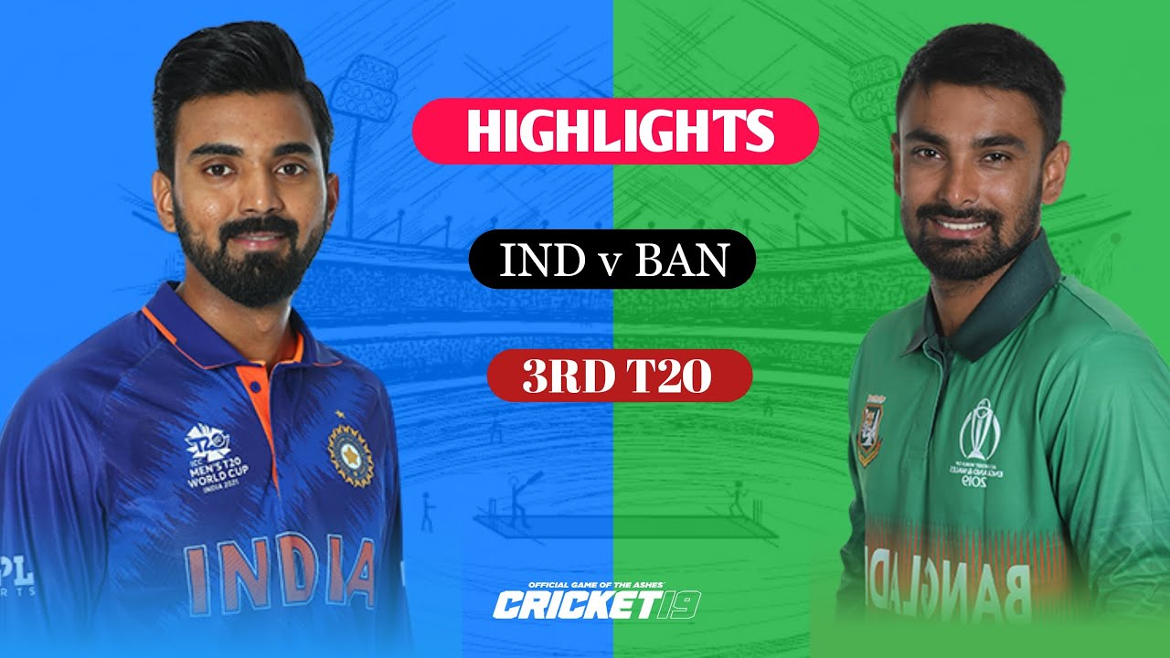 IND vs BAN 3rd ODI 2022 Highlights IND vs BAN 3rd ODI Full Match Highlights Hotstar Cricket 19
