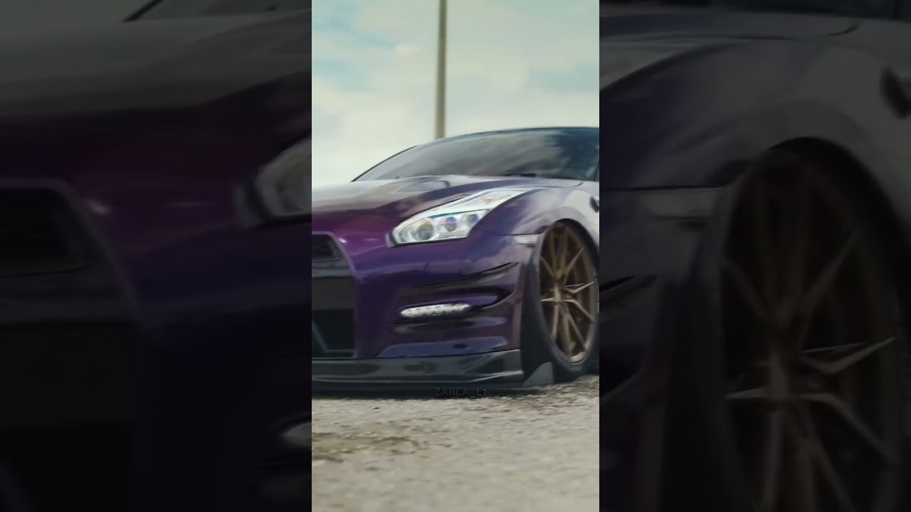 • The Purple 💜💫 •🎥@SmokeStudio. #jdm #edit #jdmcars #bagged #trending #tiktok #nissangtr #GTR35