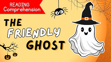 Comprehension for Kids | Halloween | The Friendly Ghost! | Educational Video | English for Kids!