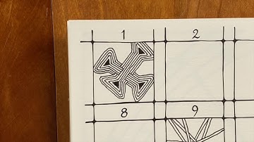 Zentangle® Project Pack No.10 - 第3天 [中文字幕版]－請設定開啟字幕功能