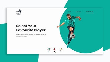 How to Build Modern Landing Page using HTML CSS & Slick Carousel | Step by Step Web Design Tutorial