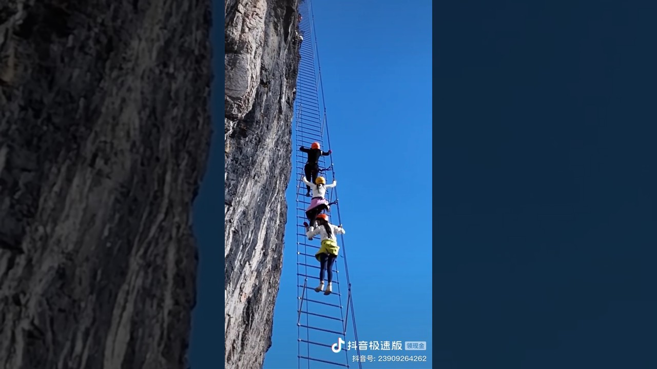 Most dangerous hiking 😮🔥💫 