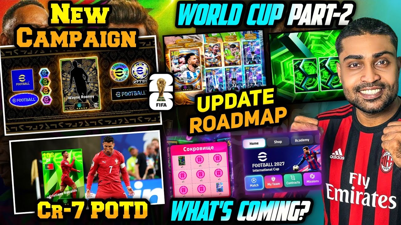 New Campaign & Reward Tomorrow, CR7 POTD In E-Football 26| Update 2027,Epic & Coins, Treasure Link