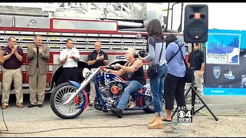 New England Themed Motorcycle To Benefit Local Cha...