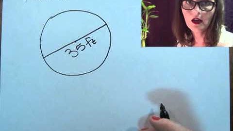 Finding the Exact Circumference of a Circle (LSC Math 0306 Final Review # 179)