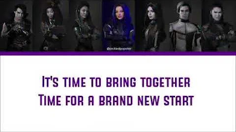 Descendants 3 'Break This Down' Lyrics Color (Rom/Eng)