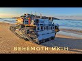 Heavy lego technic amphibious tracked vehicle build and test