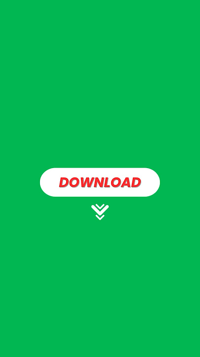 How To Make An Animated Green Screen Download Button (NO SOFTWARE)