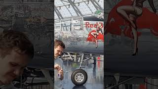 Drinking Red Bull in the Red Bull Aircraft Hangar! #shorts