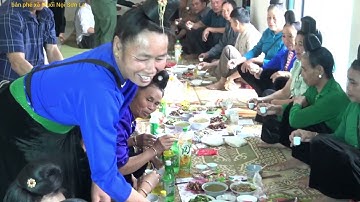 Lễ ăn hỏi của dân tộc Thái tay bac bản lầm xã muổi nọi Sơn La