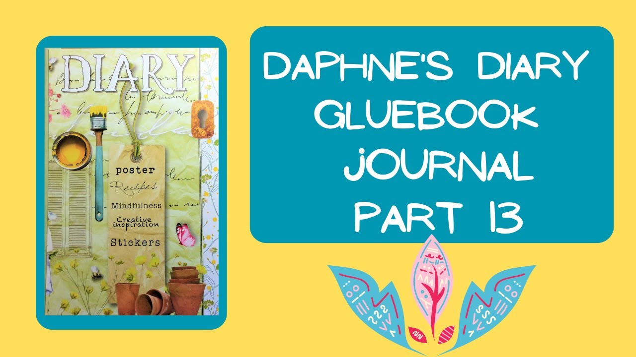 Daphne’s Diary Gluebook Journal, Tags. Pockets, Ephemera (Part 12