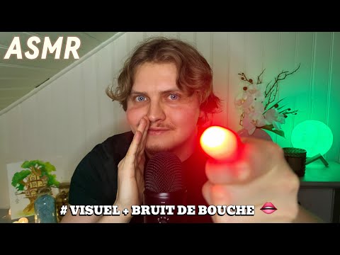ASMR - 💡JE T’ENDORS EN 2 PARTIE 👄 ( Visuel / Bruit de bouche )