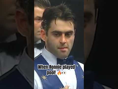 🔥 When Ronnie O’Sullivan swapped the snooker table for pool