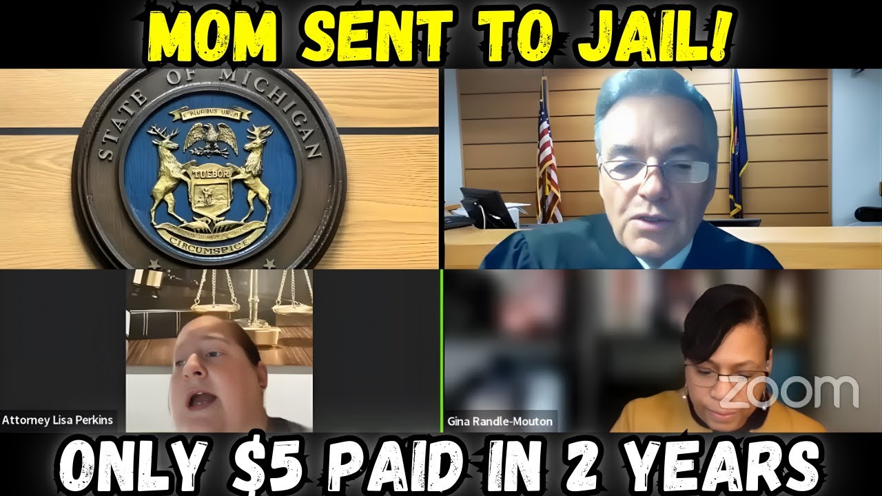 Ex-Wife SHOCKS Judge After Paying Just $5 in Child Support—Judge Sends Her to Jail