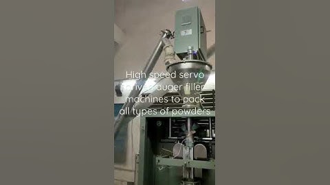 IFPL High speed servo driven auger filler machines to pack all types of flours / powders in pouches