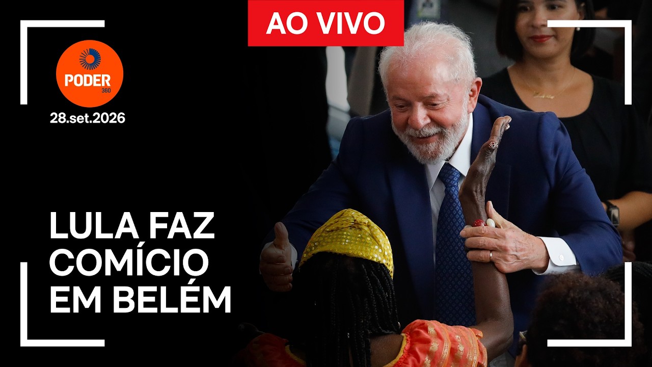Ao vivo: Lula faz comício em Belém