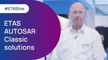 ETAS’ AUTOSAR Classic solutions