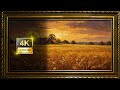 Golden Harvest | Autumn Wheat Field | Frame TV Art 4K