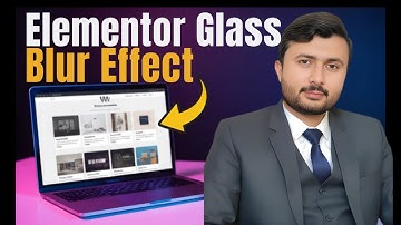 How to Make a BLUR GLASS Effect in Elementor Glassmorphism Effect Pro or Using Free Plugin?