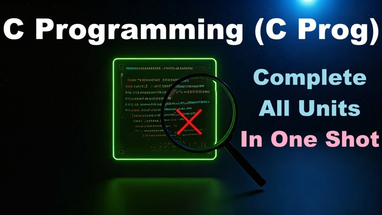 Complete All Units In One Shot | C Programming (C Prog) | BCA 2 ...
