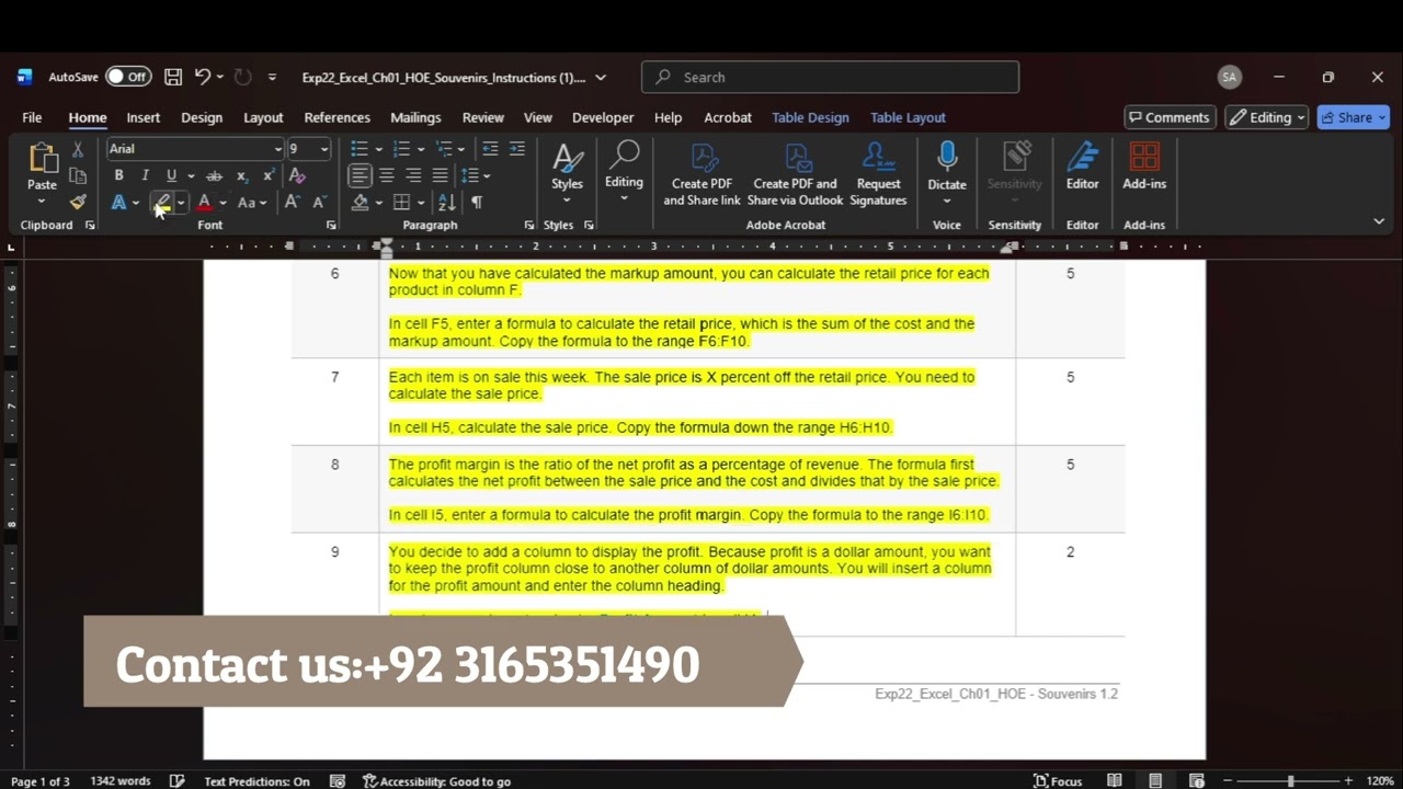 Exp22 Excel Ch01 Сувениры для дома | Excel Глава 1 Сувенирный магазин знаменитого музыканта |
