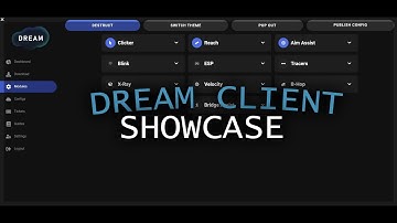 Dream Client SHOWCASE || BEST WEB-GUI CLIENT || UNDETECTABLE