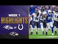 Highlights: Week 1 at Indianapolis Colts | Baltimore Ravens