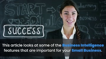 What Business Intelligence Features Does My Small Business Need | API