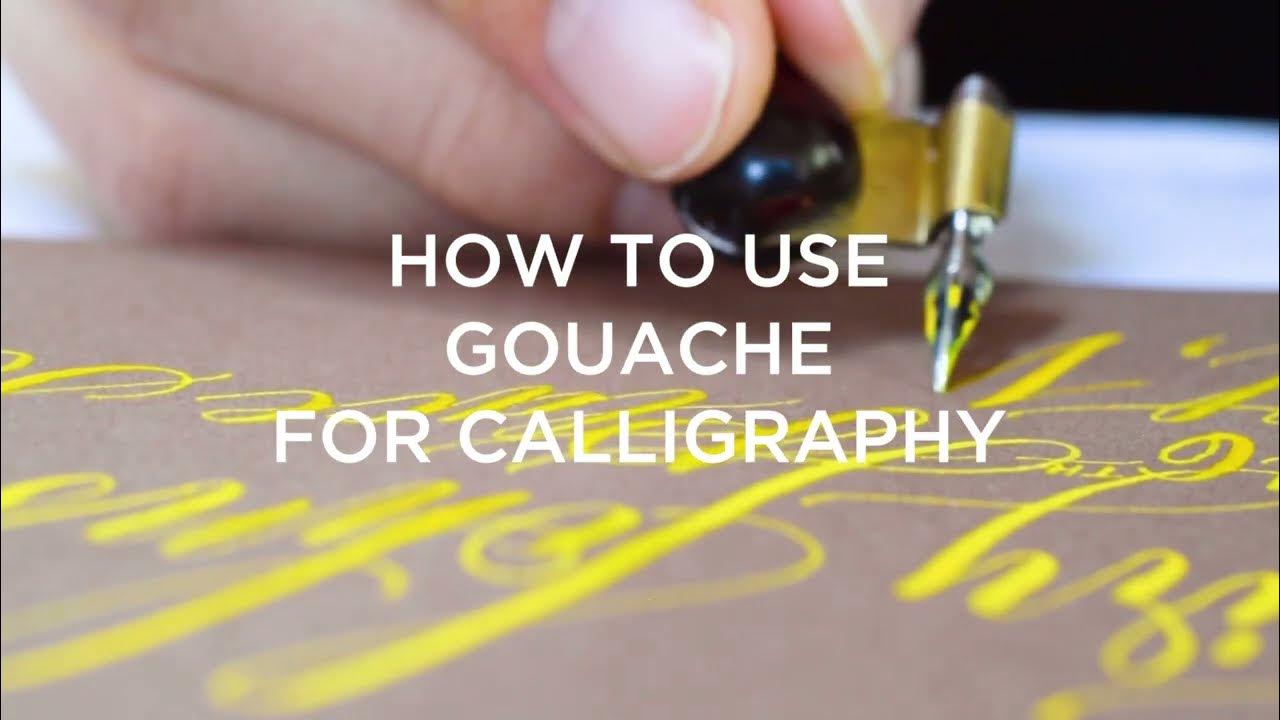 Guide to Gold: Gold Ink/Gouache/Pen Reviews for Calligraphers 