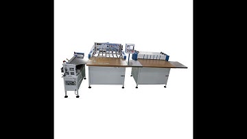 operation for double station case making machine/semi automatic hardcover making machine for book