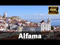 【4K】Alfama Walking Tour Lisbon Portugal - Part 1/3