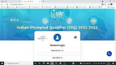 Enrollment in IOQM/IOQJS/IOQs 2021-22