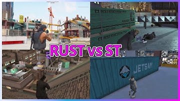RUST vs Street Team At Little Seoul (6 vs 3) (Multiple POVs) | NoPixel GTA RP