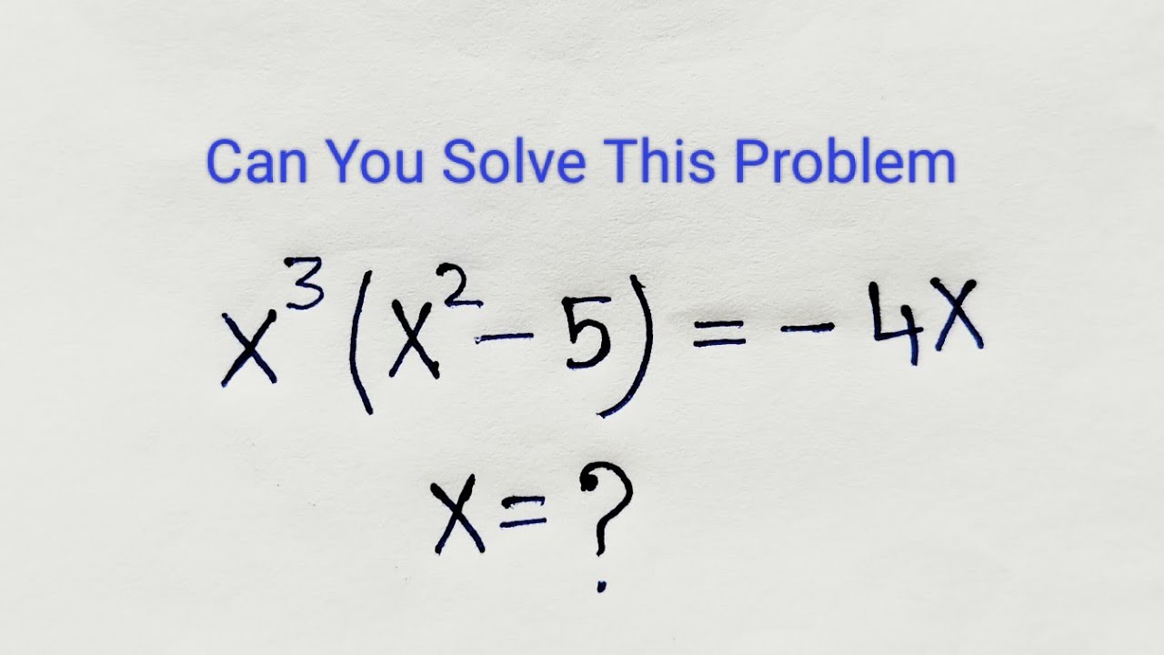 A Nice Math Olympiad Exponential Problem - YouTube