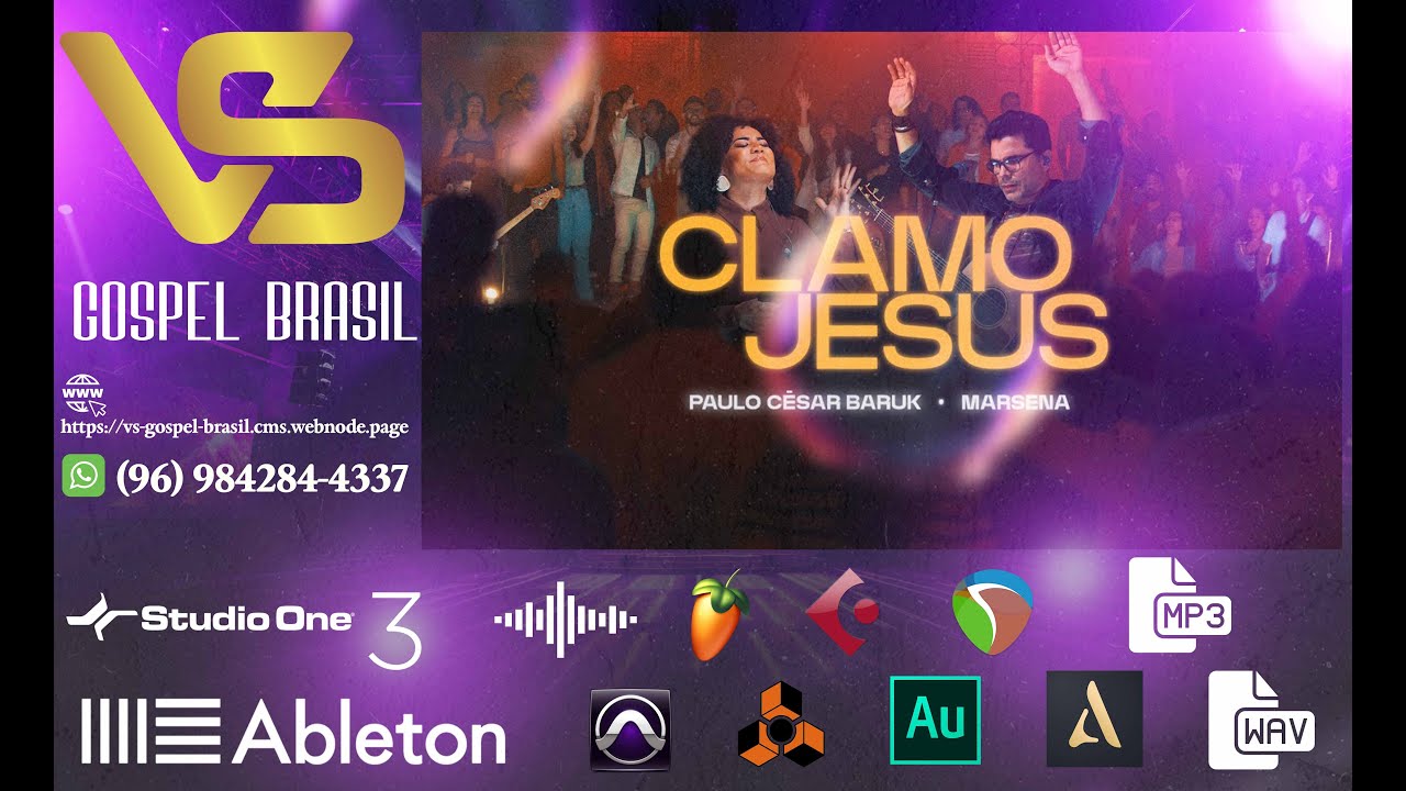 VS CLAMO JESUS - PAULO CESAR BARUK FEAT MARSENA MULTITRACK - YouTube