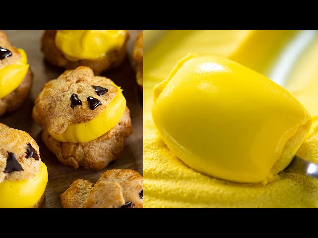 🎃ジャックオーランタンのナメラカかぼちゃシュークリーム【ハロウィンのお菓子】